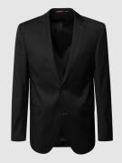 Carl Gross Modern Fit 2-Knopf-Sakko aus Schurwolle in Black, Größe 25