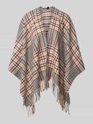 comma Poncho mit Viskose-Anteil in Beige, Größe 1