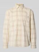 SELECTED HOMME Regular Fit Freizeithemd aus reiner Baumwolle in Offwhi...