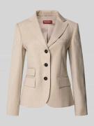 Max Mara Studio Regular Fit Blazer aus Schurwoll-Mix Modell 'PANINO' i...