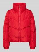 Vero Moda Regular Fit Steppjacke mit Stehkragen Modell 'LIGARIO' in Ro...