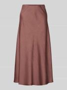 Neo Noir Midirock aus Satin mit elastischem Bund Modell 'Bovary' in Al...