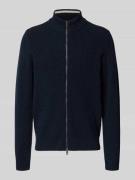 MAERZ Muenchen Strickjacke aus Schurwolle mit Zweiwege-Reißverschluss ...