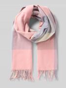 Kurt Beines Schal mit Ausfransungen in Rose, Größe 1