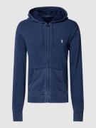 Polo Ralph Lauren Sweatjacke aus reiner Baumwolle in Marine, Größe XL