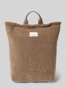 STUDIO NOOS Rucksack mit Label-Detail Modell 'teddy' in Mittelbraun, G...