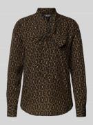 Lauren Ralph Lauren Regular Fit Schluppenbluse Modell 'YILVRAY' in Bla...