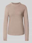 Marc O'Polo Regular Fit Strickpullover aus reiner Baumwolle in Stein, ...