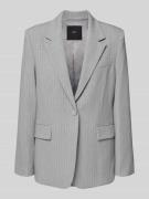 Mango Regular Fit Blazer mit Viskose-Anteil in Hellgrau, Größe L