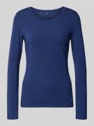 Polo Ralph Lauren Longsleeve mit Logo-Stitching in Dunkelblau, Größe L