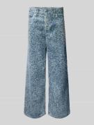 Hugo Blue Loose Fit Baggy Jeans aus Viskose-Mix Modell 'MASON' in Hell...