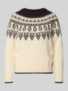 Dale of Norway Norwegerpullover aus Wolle Modell 'SULA' in Offwhite, G...