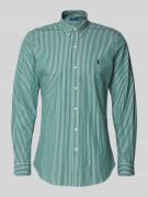 Polo Ralph Lauren Freizeithemd mit Knopfleiste in Gruen, Größe L