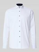 ETERNA Regular Fit Businesshemd aus Baumwolle mit Kentkragen in Weiss,...