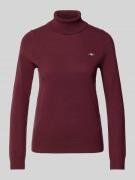 Gant Regular Fit Rollkragenpullover aus Woll-Mix Modell 'Extrafine' in...
