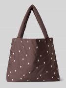 STUDIO NOOS Tote Bag mit Tragehenkel in Dunkelbraun, Größe 1