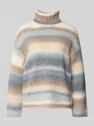 Milano Italy Rollkragenpullover aus Woll-Mix mit Alpaka-Anteil in Offw...