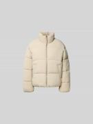 Closed Steppjacke mit gefüttertem Stehkragen in Ecru, Größe L