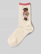Polo Ralph Lauren Socken mit Label-Print in Beige, Größe 1