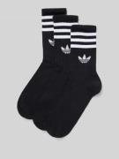 adidas Originals Socken mit Logo im 3er-Pack in Black, Größe 43-46