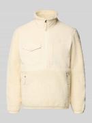 Polo Ralph Lauren Sweatshirt mit Teddyfell in Offwhite, Größe L