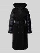 khujo Steppmantel mit Gürtel Modell 'KALMIA' in Black, Größe L