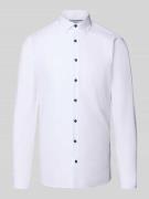 OLYMP No. Six Super Slim Fit Businesshemd aus Baumwoll-Mix in Weiss, G...