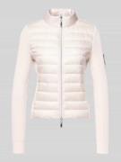 monari Slim Fit Steppjacke mit gefüttertem Stehkragen in Ecru, Größe 3...