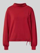 monari Sweatshirt mit Stehkragen in Rot, Größe 34
