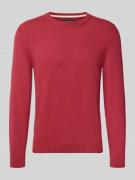 Marc O'Polo Regular Fit Strickpullover aus Baumwoll-Schurwoll-Mix in R...