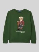 Polo Ralph Lauren Teens Sweatshirt mit Motiv in Gruen, Größe S