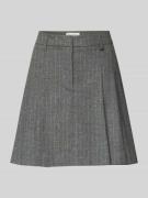 Marc O'Polo Ausgestellter Mini-Rock aus Woll-Mix in Mittelgrau Melange...