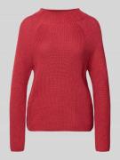 monari Regular Fit Pullover in Strick-Optik Modell 'Basic' in Rot, Grö...
