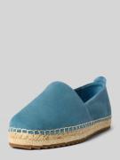 Marc O'Polo Espadrilles aus echtem Leder in Jeansblau, Größe 39