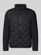 bugatti Steppjacke mit Stehkragen in Black, Größe 48