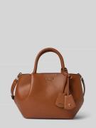 Guess Handtasche mit Logo-Applikation Modell 'Amorette' in Cognac, Grö...
