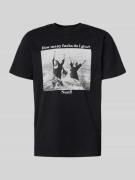 Dedicated T-Shirt mit Statement-Print Modell 'Nun Given Black' in Blac...