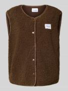 VILLA SOPHIE Weste aus Teddyfell Modell 'AMALIA' in Dunkelbraun, Größe...