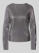 Zero Longsleeve mit Rundhalsausschnitt in Anthrazit, Größe 40