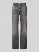 Tommy Jeans Straight Fit Jeans aus Baumwoll-Mix in Mittelgrau, Größe 2...