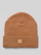 Knowledge Cotton Apparel Mütze aus reiner Wolle Modell 'Merino' in Sen...