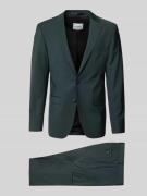 Roy Robson Extra Slim Anzug in unifarbenem Design in Gruen, Größe 102