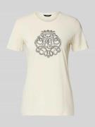 Lauren Ralph Lauren T-Shirt mit Label-Stitching Modell 'KATLIN' in Ecr...