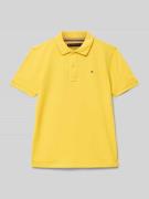 Tommy Hilfiger Teens T-Shirt mit Label-Print in GELB, Größe 152
