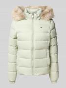 Tommy Jeans Shaped Fit Daunenjacke mit Logo-Stitching in Mint, Größe L