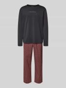 Calvin Klein Underwear Relaxed Fit Pyjama-Set mit Logo-Stitching in Bo...