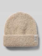 Marc O'Polo Mütze aus Woll-Alpaka-Mix in Beige, Größe 1