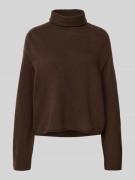 Marc O'Polo Relaxed Fit Rollkragenpullover aus Woll-Mix in Mittelbraun...