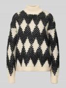 B.Young Oversized Pullover mit Alpaka-Anteil Modell 'Omhu' in Beige Me...