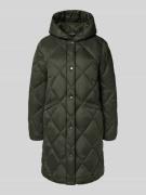 Lauren Ralph Lauren Steppmantel mit Kapuze in Oliv, Größe S
